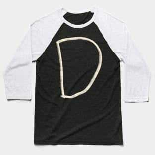 Hand Drawn Letter D Baseball T-Shirt